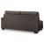 Barlin Mills Faux Leather Left Arm Facing 2-Piece Sectional w/Chaise