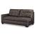 Barlin Mills Faux Leather Right Arm Facing 2-Piece Sectional w/Chaise