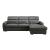 1822 Full Top-Grain Leather Right Arm Facing Sleeper Sectional