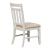 Summerville Linen/Wood Slat Back Side Chair