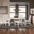Summerville Linen/Wood Slat Back Side Chair