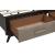 Raku Wood/Wood Veneer Storage Platform Bed, King Size