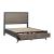 Raku Wood/Wood Veneer Storage Platform Bed, Full Size