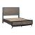 Raku Wood/Wood Veneer Storage Platform Bed, Full Size