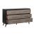 Raku Wood/Wood Veneer Veneer Storage Platform Bedroom Set