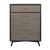 Raku Wood/Wood Veneer Veneer Storage Platform Bedroom Set