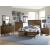 Raku Wood/Wood Veneer Storage Platform Bed, Queen Size