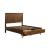 Raku Wood/Wood Veneer Storage Platform Bed, Queen Size