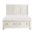 Laurelin Wood Seigh Platform Bed w/ Storage, Queen Size