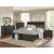 Begonia Wood/Wood Veneer Sleigh Storage Platform Bed, King Size