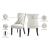 Nikki Velvet Dining Chair