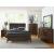 Cotterill Leatherette/Wood/Wood Veneer Tufted Bed, King Size