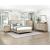 Cotterill Faux Leather/Wood Eastern King Panel Bed
