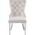 Carmen Velvet Dining Chair with Chrome Metal Legs