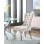 Carmen Velvet Dining Chair with Chrome Metal Legs