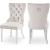 Carmen Velvet Dining Chair with Chrome Metal Legs