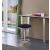 Brody Velvet Adjustable Swivel Stool with Brushed Chrome Base