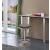 Brody Velvet Adjustable Swivel Stool with Brushed Chrome Base