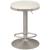 Brody Velvet Adjustable Swivel Stool with Brushed Chrome Base