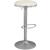 Brody Velvet Adjustable Swivel Stool with Brushed Chrome Base