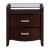 Lyric Leatherette/Wood/Wood Veneer Sleigh Platform Bedroom Set w/ Footboard Storage