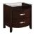 Lyric Glass/Wood/Wood Veneer Nightstand