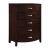 Lyric Leatherette/Wood/Wood Veneer Sleigh Platform Bedroom Set w/ Footboard Storage