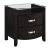 Lyric Glass/Wood/Wood Veneer Nightstand