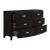 Lyric Leatherette/Wood/Wood Veneer Sleigh Platform Bedroom Set w/ Footboard Storage