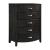 Lyric Leatherette/Wood/Wood Veneer Sleigh Platform Bedroom Set w/ Footboard Storage