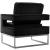 Noah Velvet Accent Chair with Chrome Iron Base