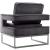 Noah Velvet Accent Chair with Chrome Iron Base