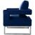 Noah Velvet Accent Chair with Chrome Iron Base