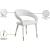 Destiny Boucle Fabric Dining Chair