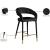 Destiny Velvet Counter Stool