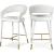 Destiny Velvet Counter Stool