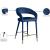 Destiny Velvet Counter Stool