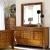 Grandpa's Cabin Wood Sleigh Bedroom Set - Aged Oak