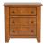 Grandpas Cabin Wood Nightstand w/3 Drawers