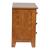 Grandpas Cabin Wood Nightstand w/3 Drawers