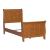 Grandpa's Cabin Wood Sleigh Bed - Aged Oak