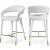 Destiny Boucle Fabric Counter Stool