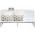 Zoey 2-Sliding Door Lacquer Sideboard with Mirrored Doors