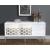 Zoey 2-Sliding Door Lacquer Sideboard with Mirrored Doors