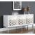 Zoey 2-Sliding Door Lacquer Sideboard with Mirrored Doors