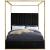 Jones Velvet Canopy Bed