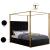 Jones Velvet Canopy Bed