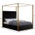 Jones Velvet Canopy Bed