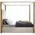 Jones Velvet Canopy Bed