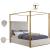 Jones Velvet Canopy Bed